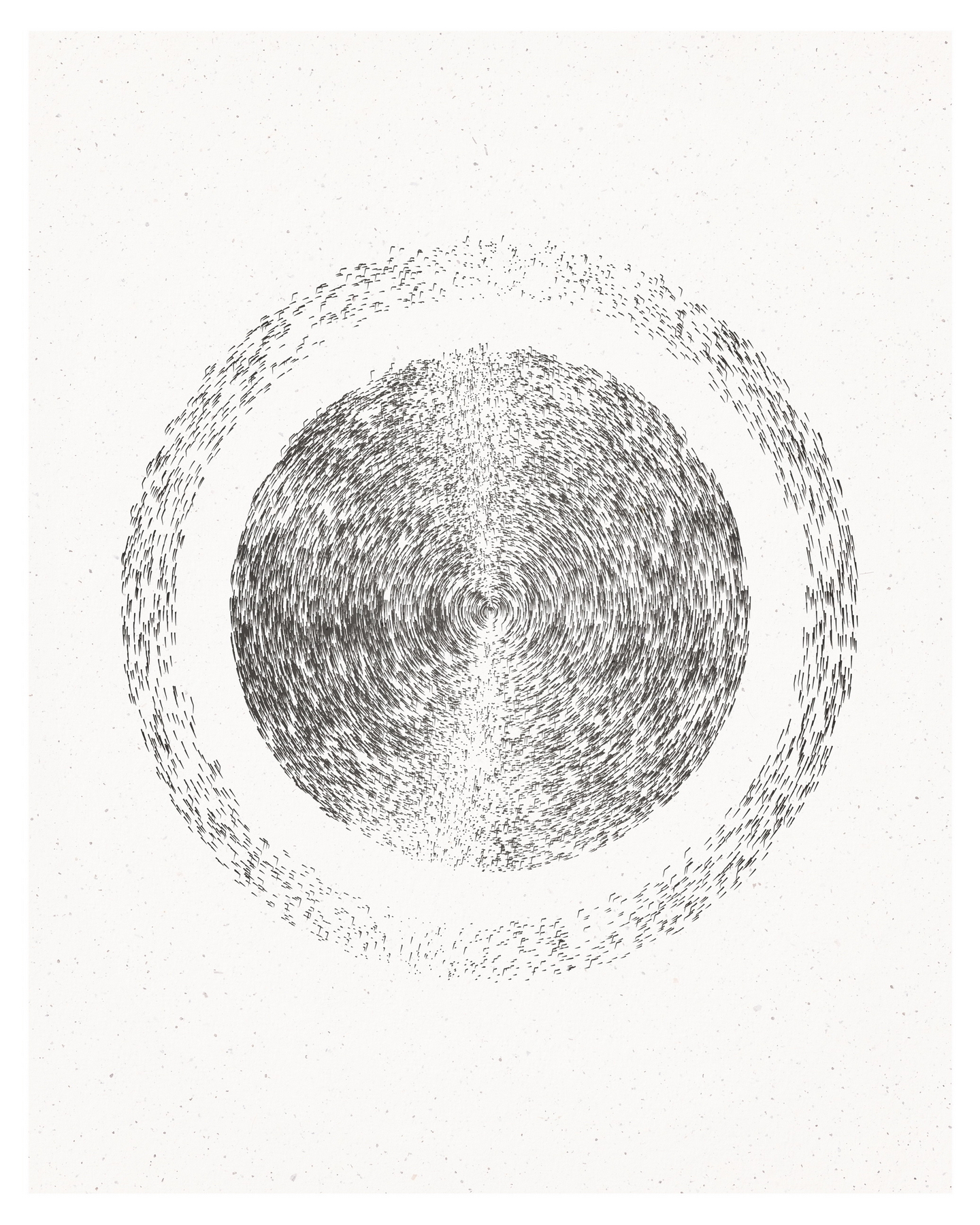 Line drawing, one of four